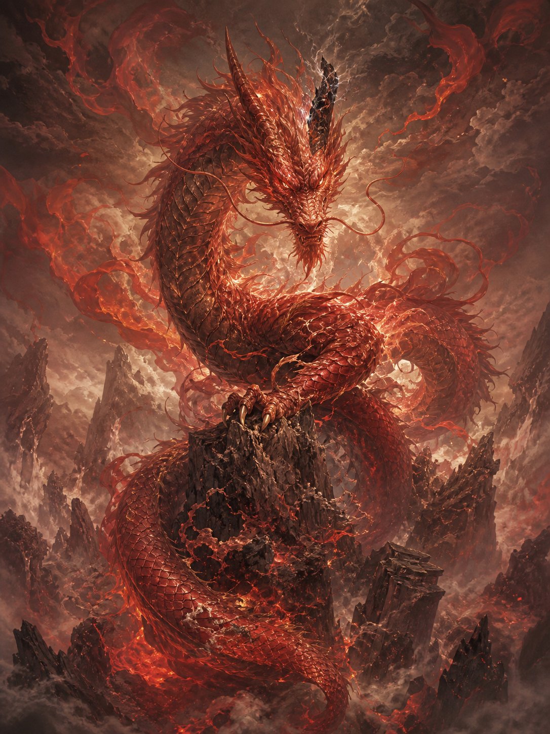 真龙敖烬 · 龙形态