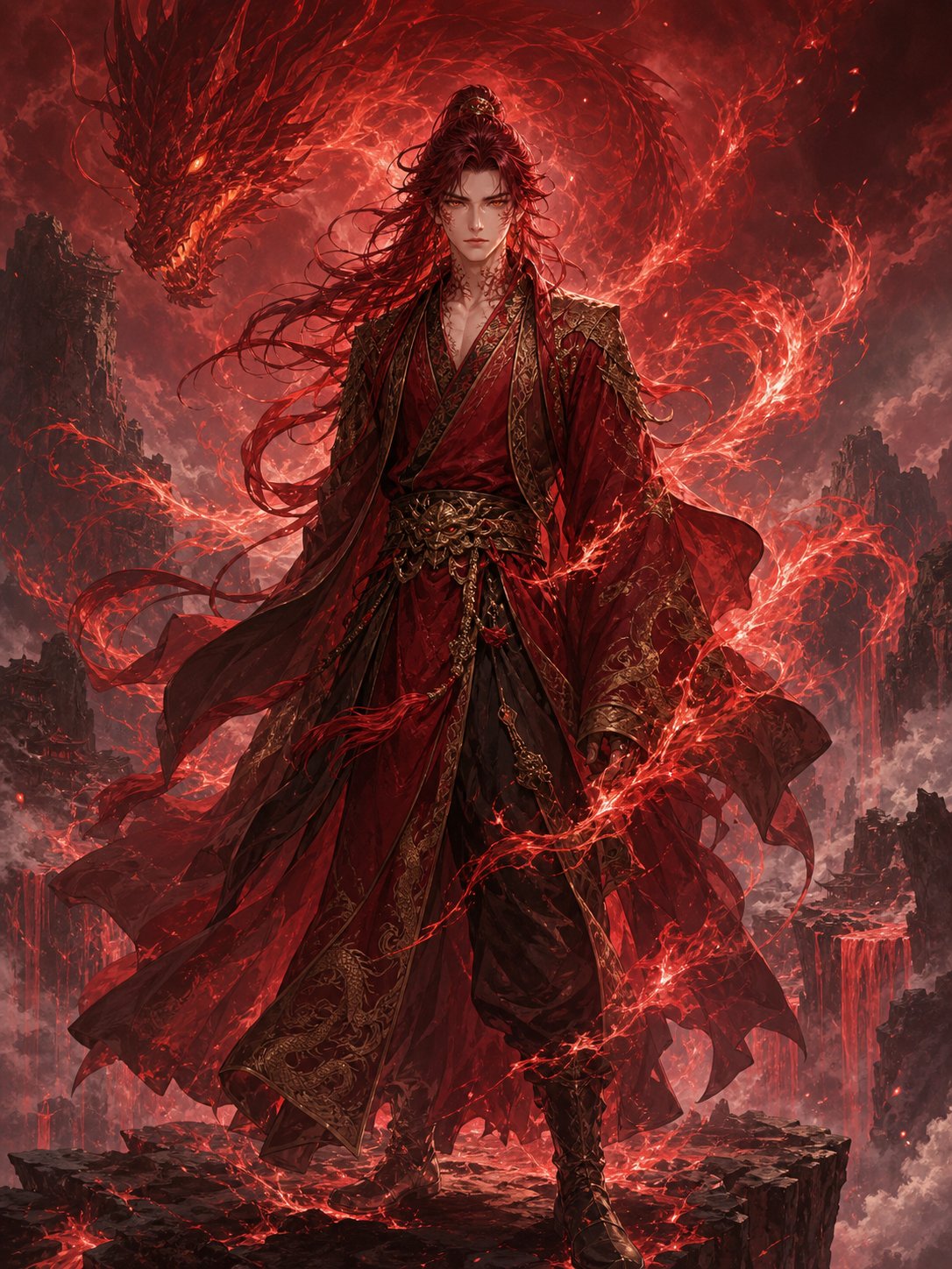真龙敖烬 · 人形全貌