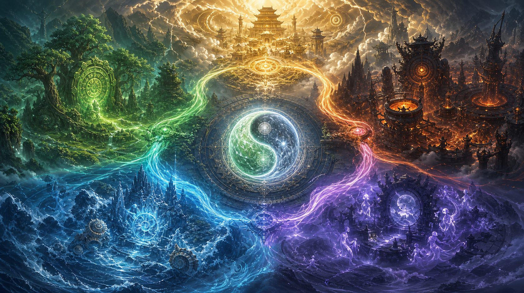五大派系灵息互相克制